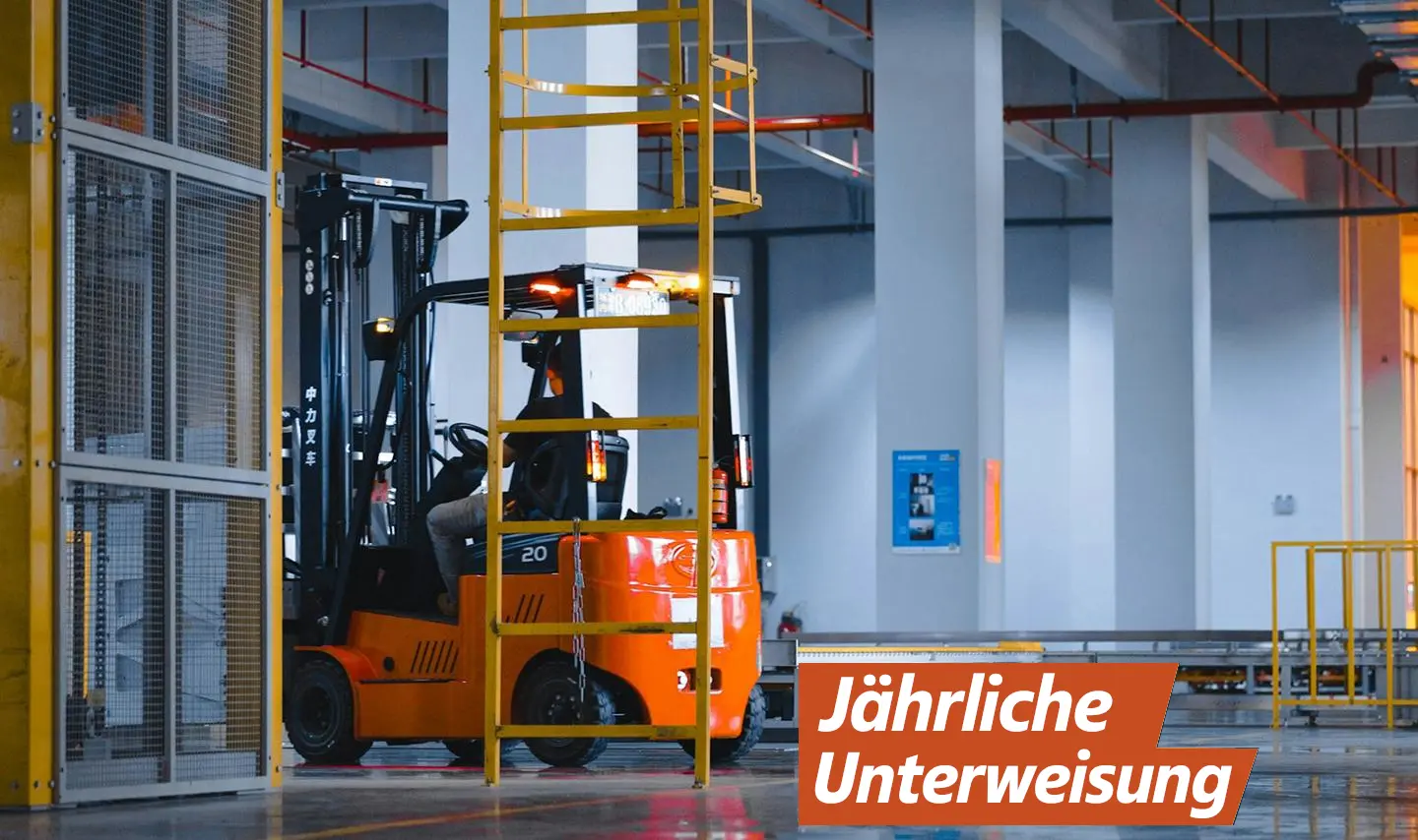 Gabelstapler: Jährliche Unterweisung (Online)
